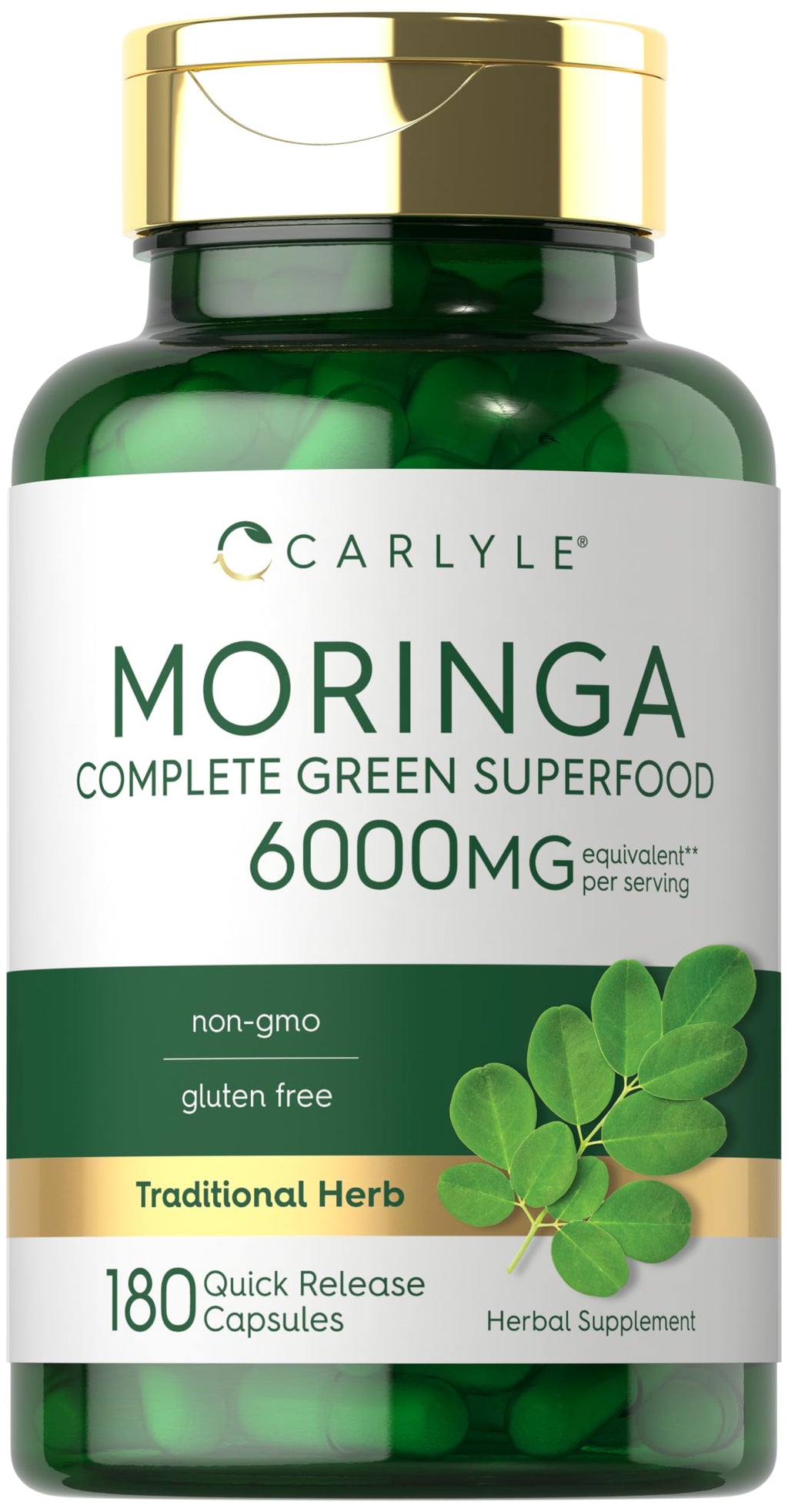Moringa Oleifera Supplement 180 Capsules V562