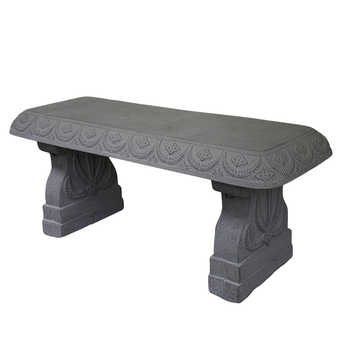 Basalt Grey Weatherproof Outdoor Garden Bench W32185