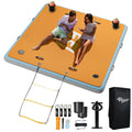 7×7' Inflatable Floating Dock with Soft Ladder C714