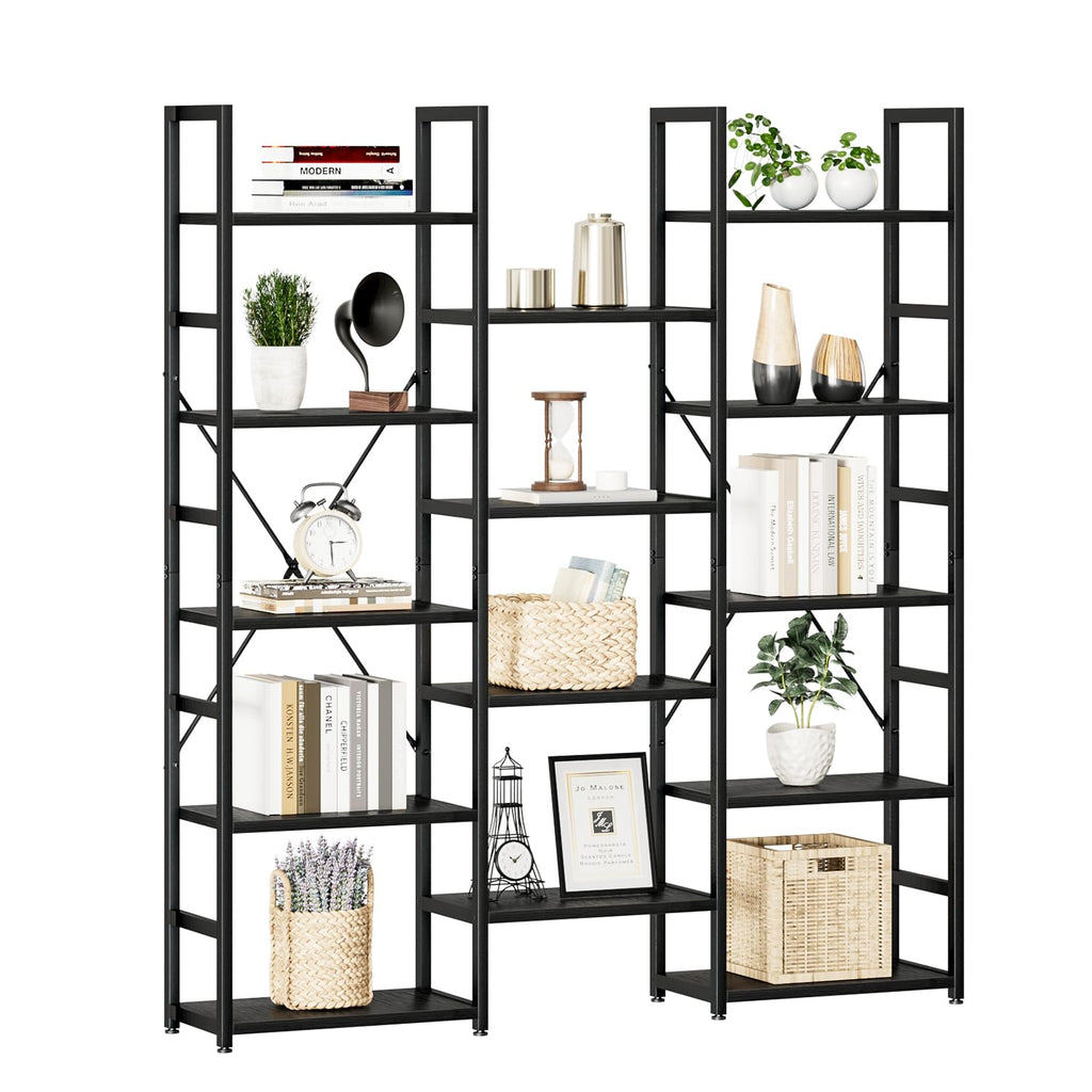 Black 5 Tier Bookshelf P54120