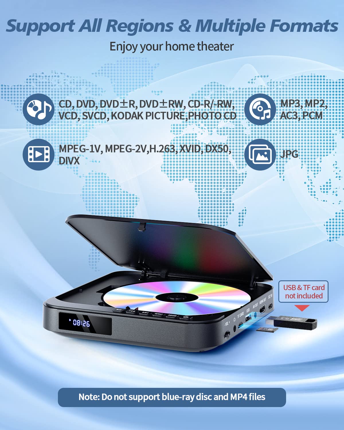 Mini DVD Player with HDMI Q31829