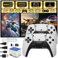 4K HDMI Retro Gaming Console with 64GB TF Card and 2.4G Wireless Controllers O956