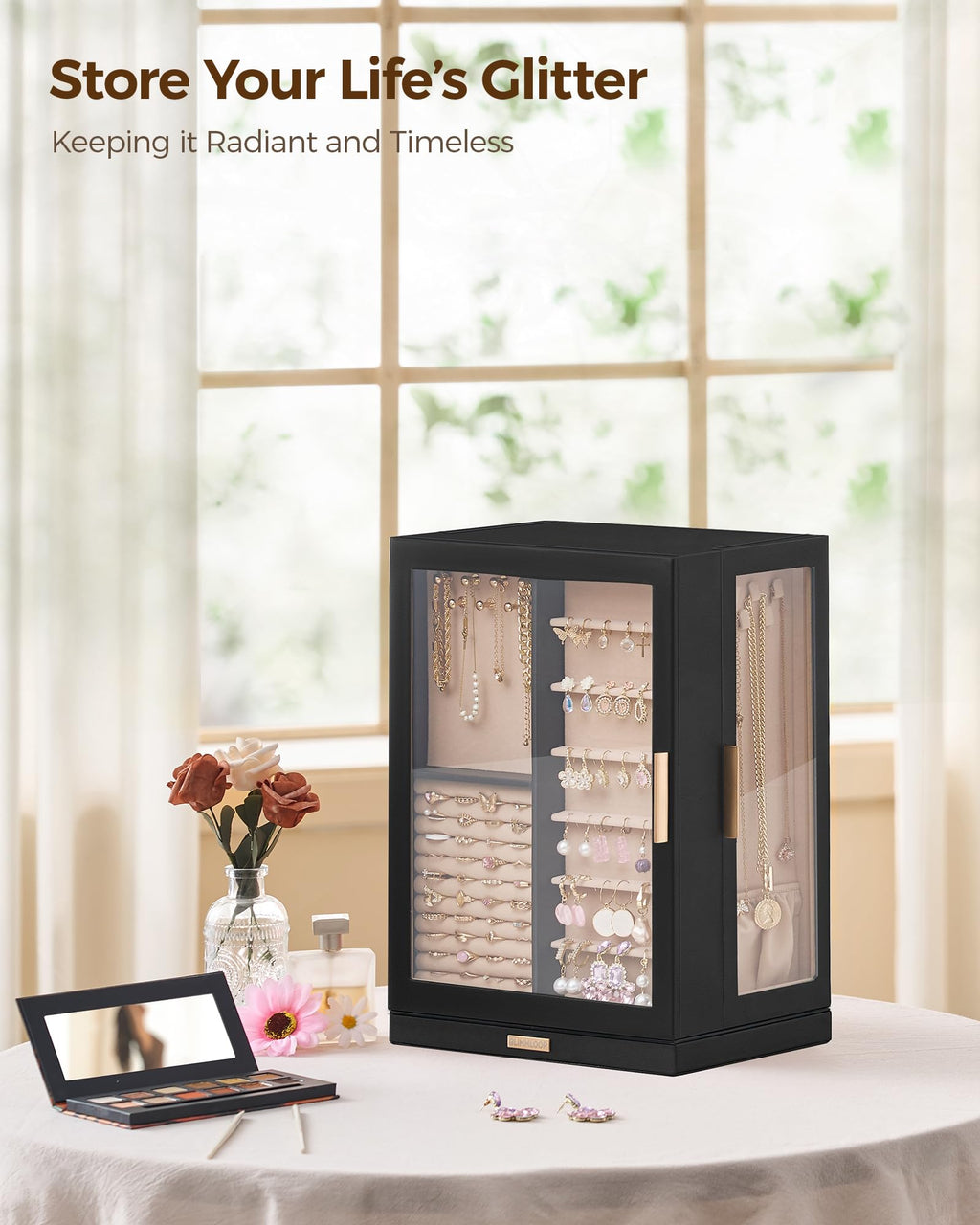 360° Rotating 9 Drawer Jewelry Box S722459