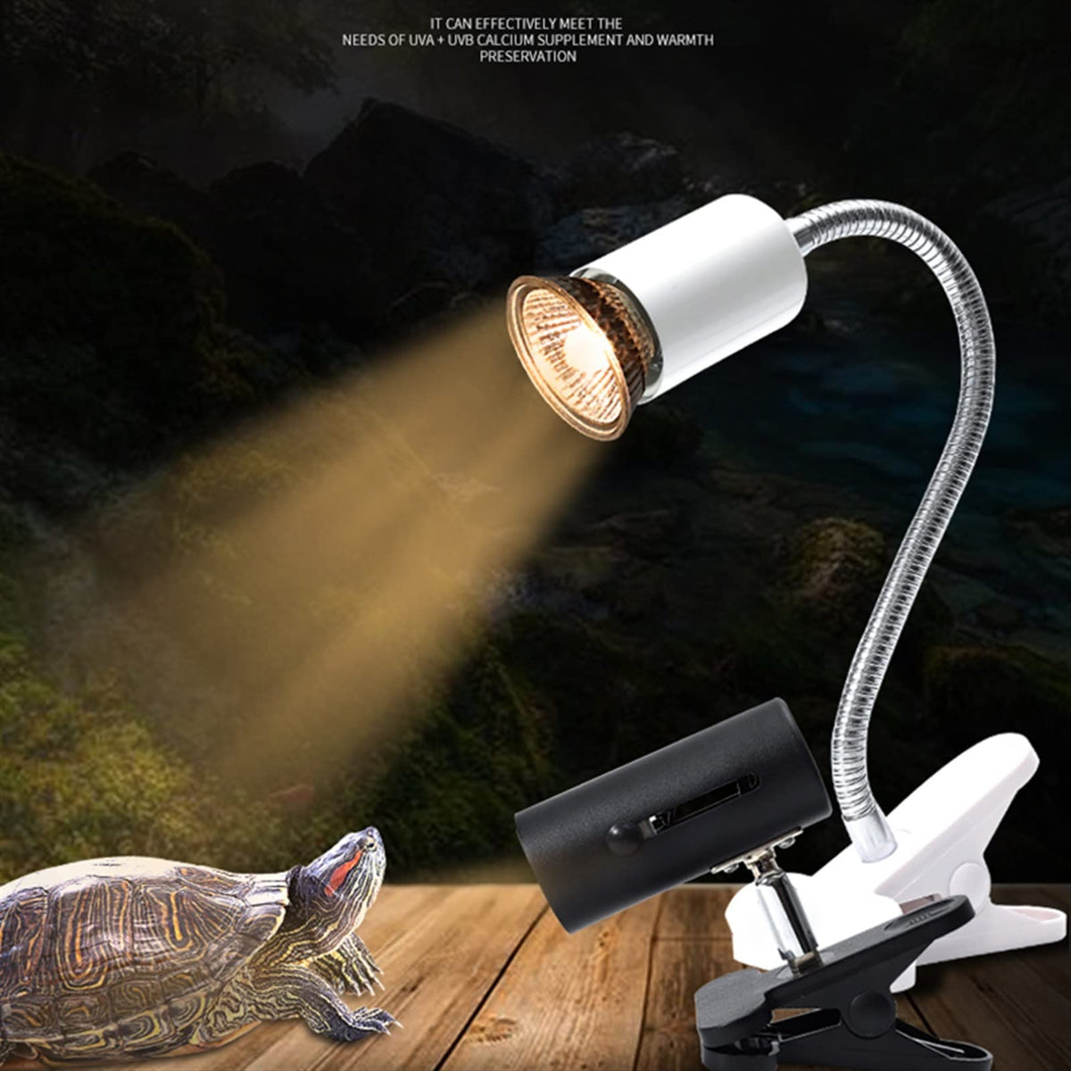E27 Reptile Heat Lamp Clip-on Bulb Lamp Holder O3621