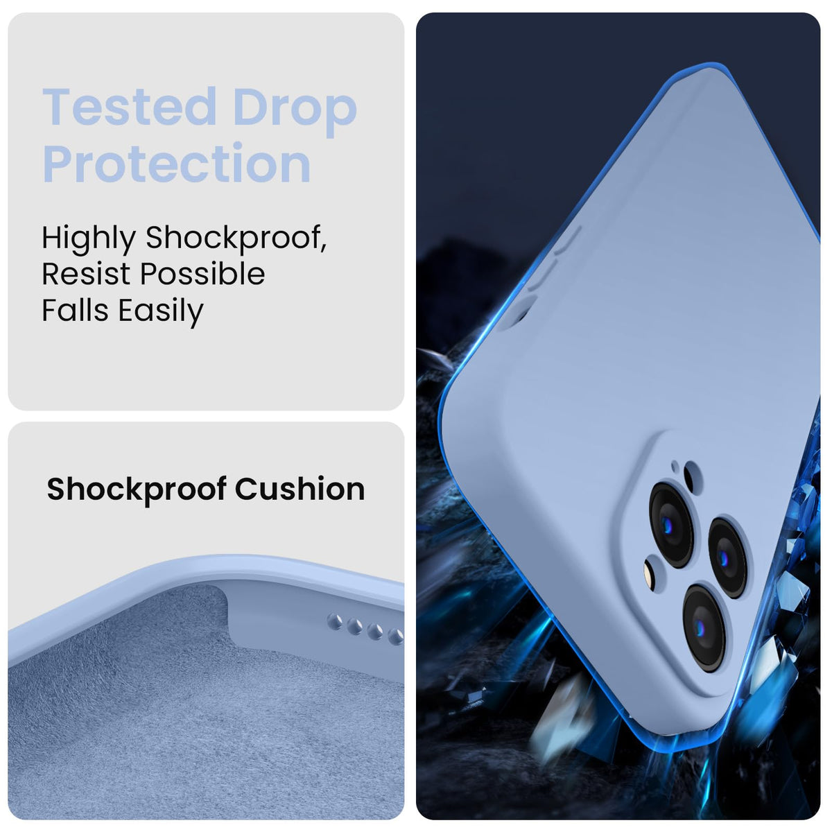 Light Blue iPhone 13 Pro Max Case P790