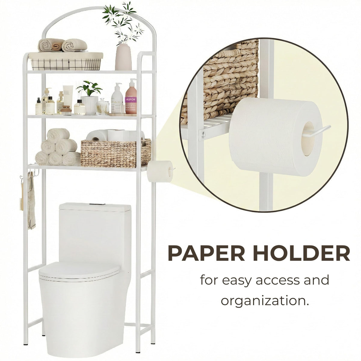 3 Tier Over The Toilet Storage Rack C2641