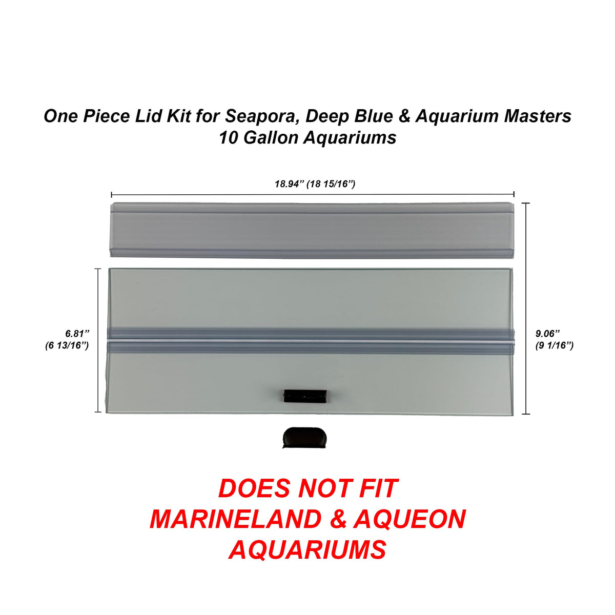 Glass Canopy Aquarium Lid C75421