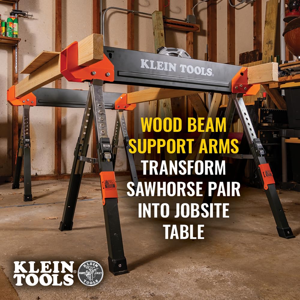 Adjustable Folding Sawhorse 2-Pack L953