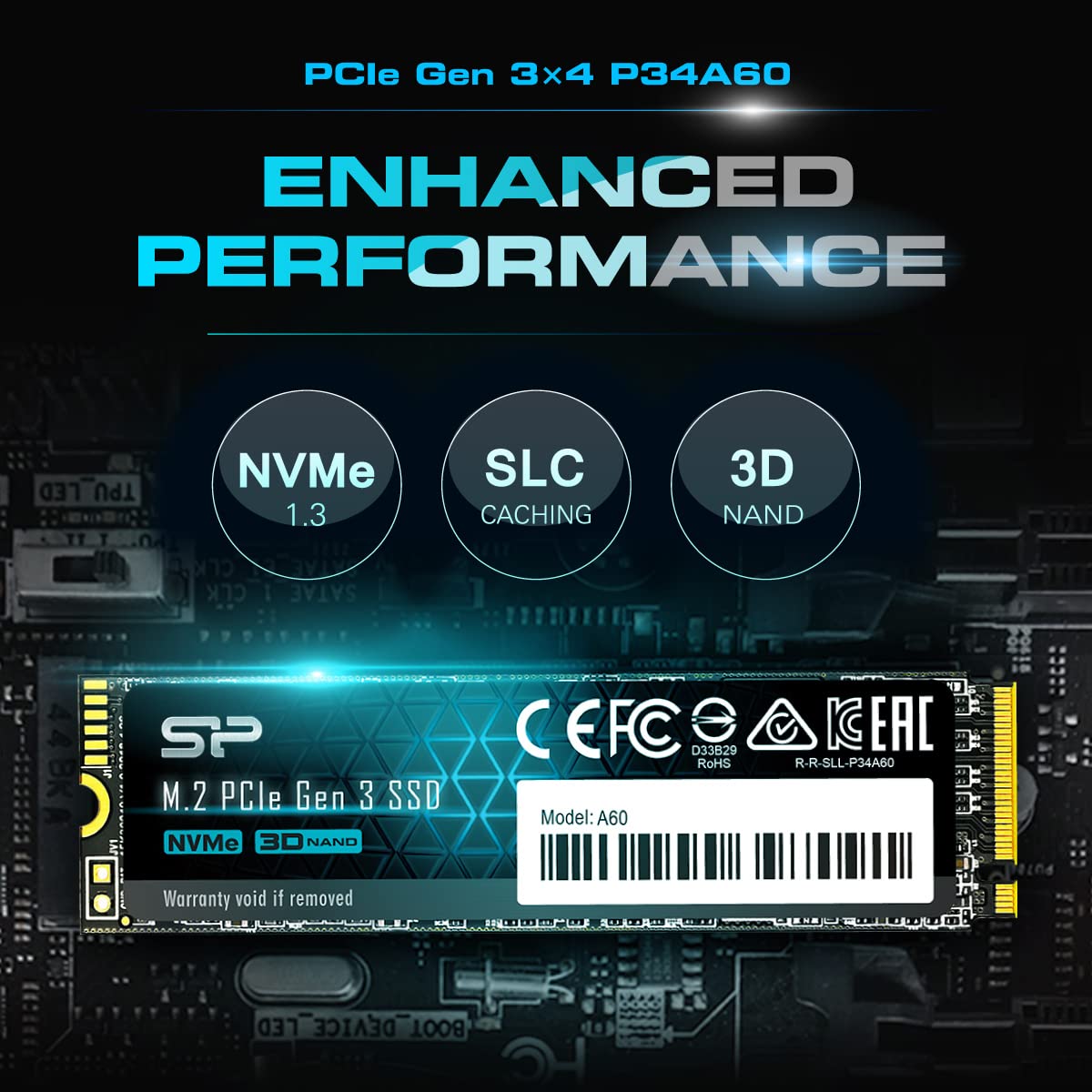 512GB NVMe M.2 PCIe Gen3x4 2280 SSD J761