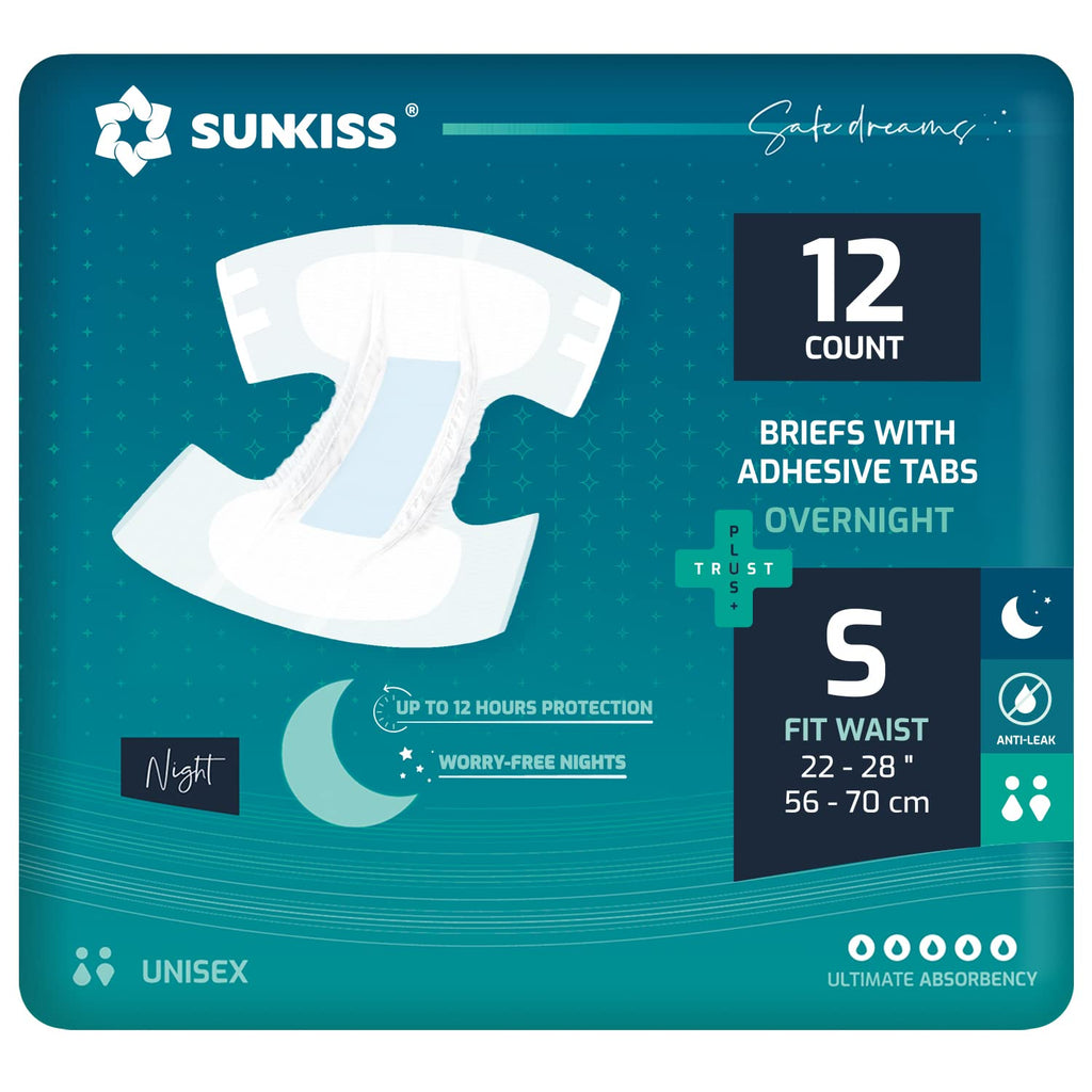 Adult Diapers Small 12 Count & Booster Pads 26 Count X51299