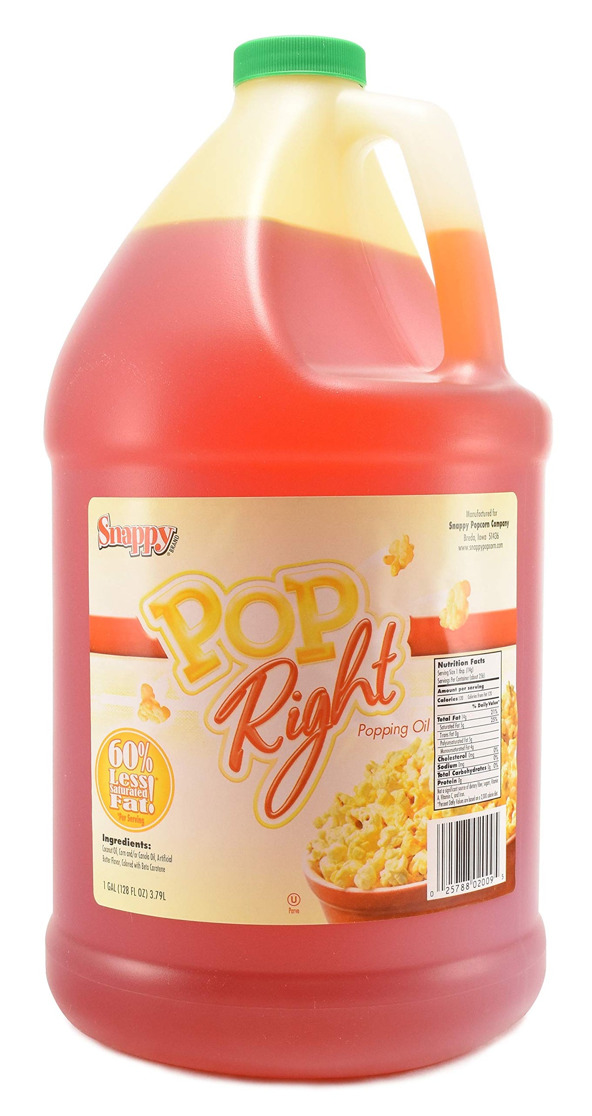Butter Flavored Popcorn Oil 1 Gallon O4975