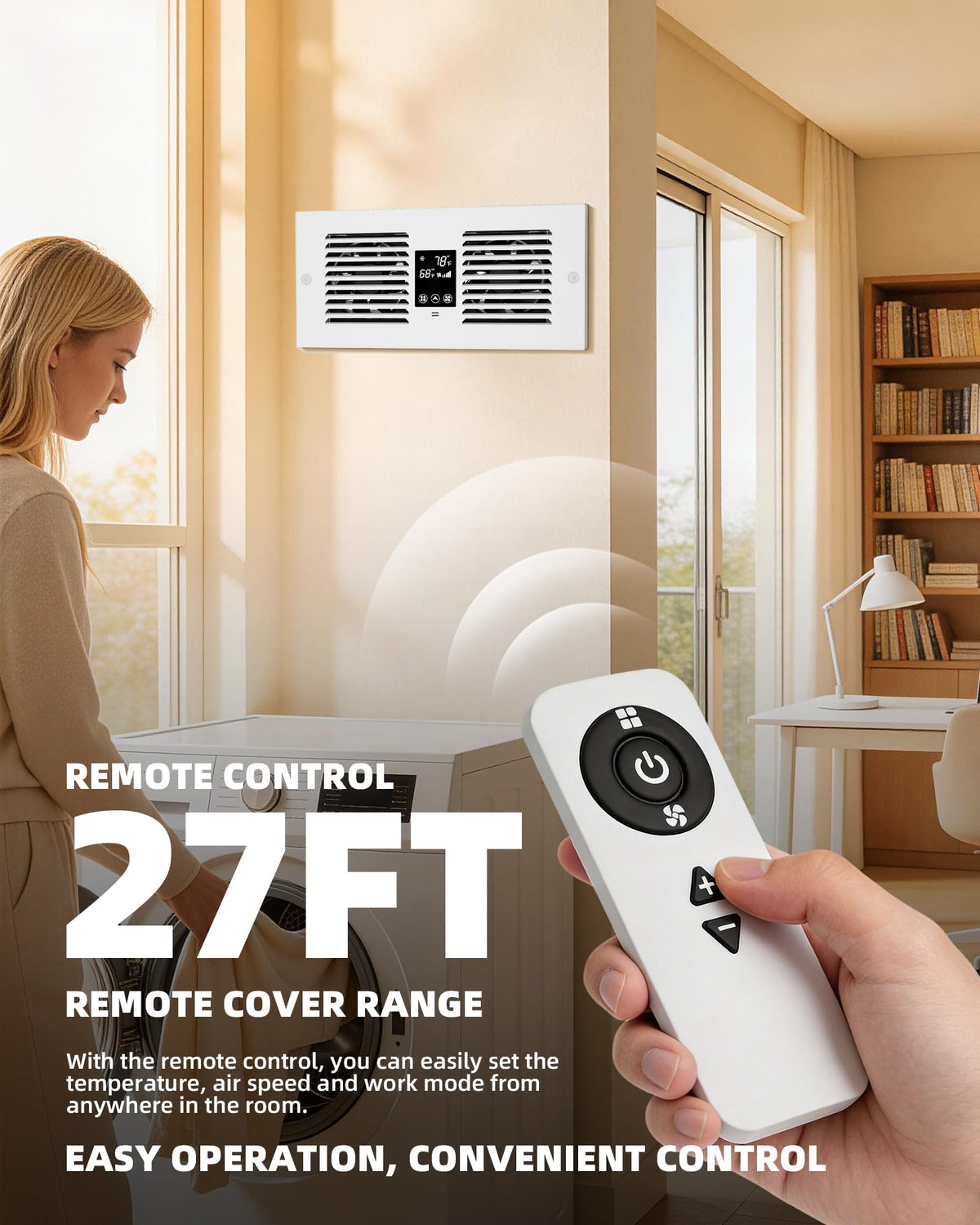 Reversible Room to Room Fan C148