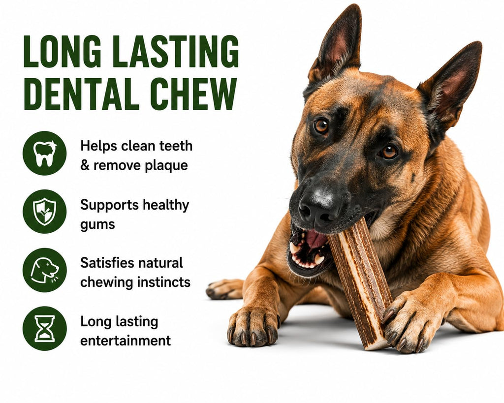 Deer Antler Dog Chews One Pound B863
