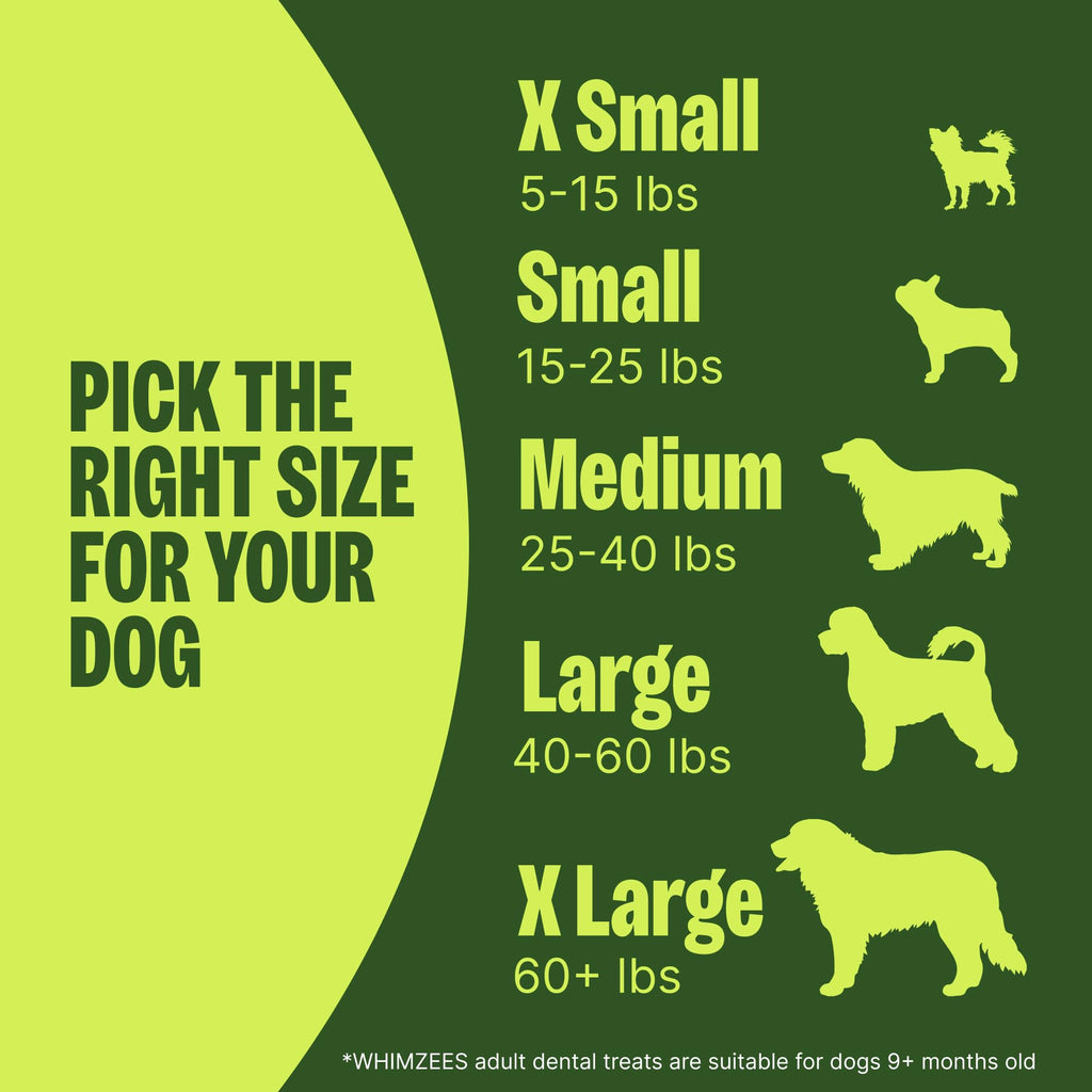 Natural Dog Dental Treat Chews Medium Size 46.6 oz 44 Count B858