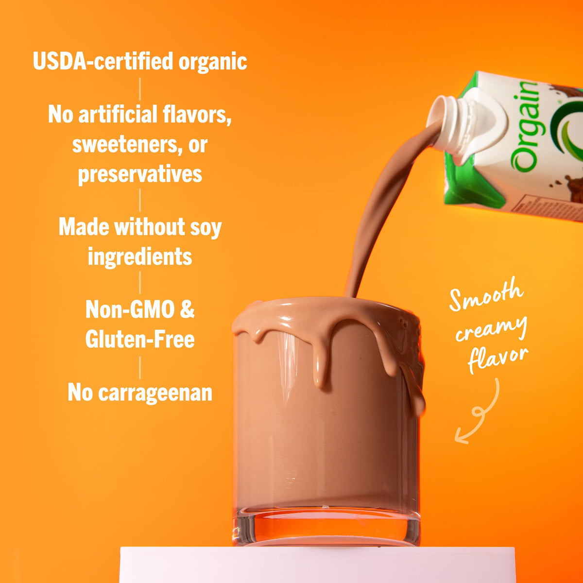 Organic Creamy Chocolate Fudge Shake 12 Pack C91255