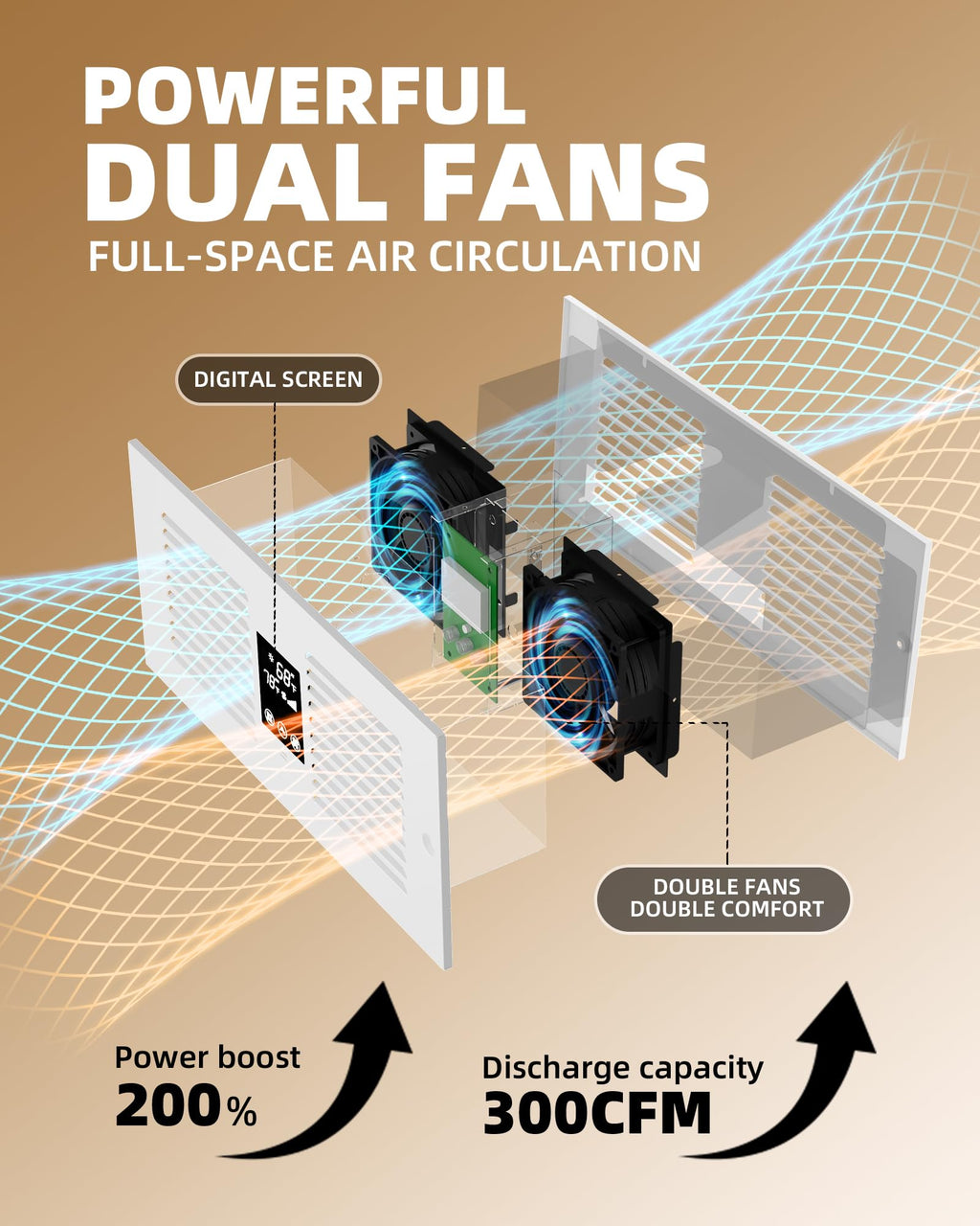Reversible Room to Room Fan C148