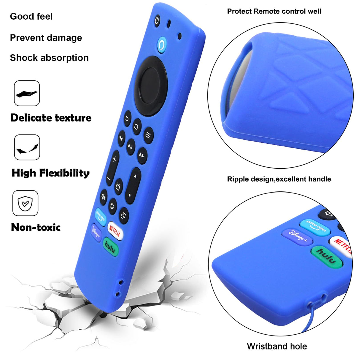 Silicone Remote Case 3pcs with Lanyard X857