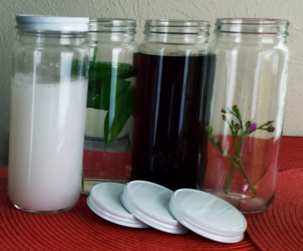 Wide Mouth Glass Bottle Jar 16 oz P787243