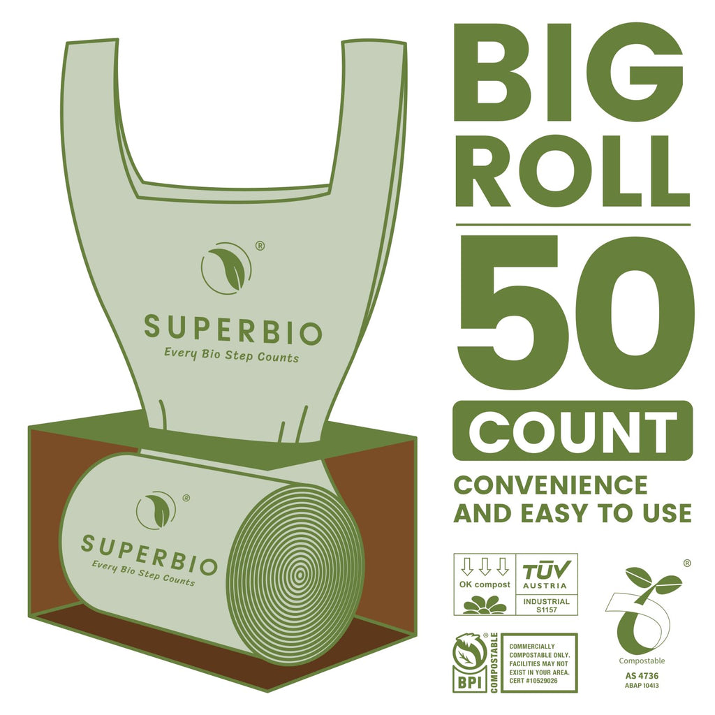 1.6 Gallon Compostable Food Scrap Bags A209808
