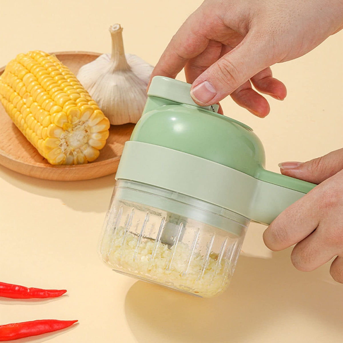 4 in 1 Electric Mini Vegetable Cutter S50969