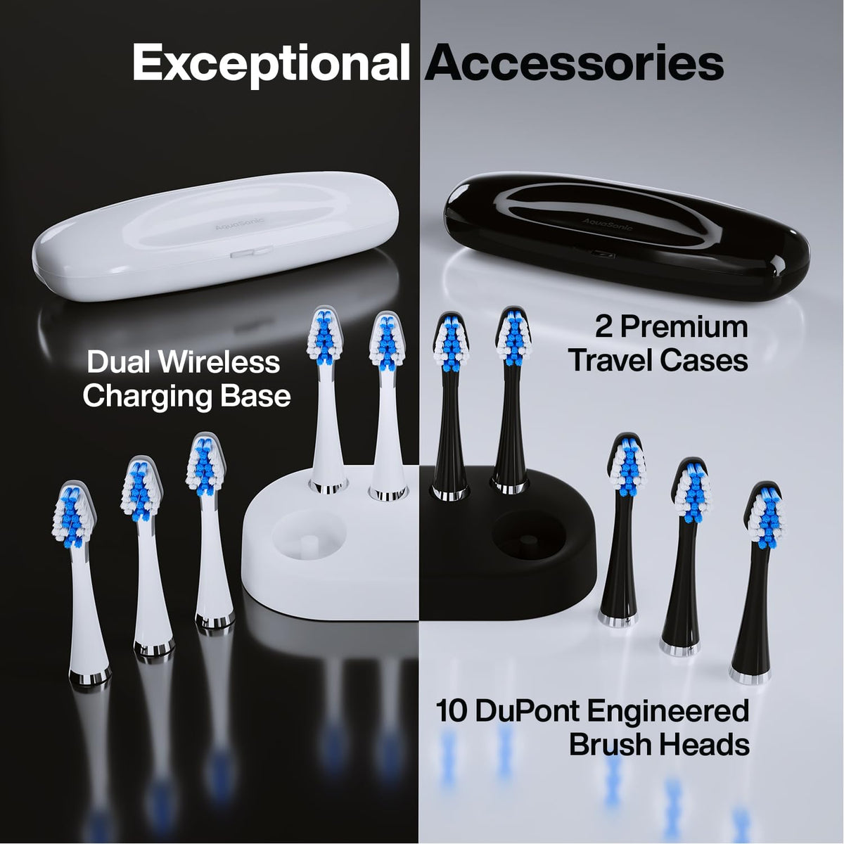 Electric Toothbrushes with 3 Modes and 10 Brush Heads P17590