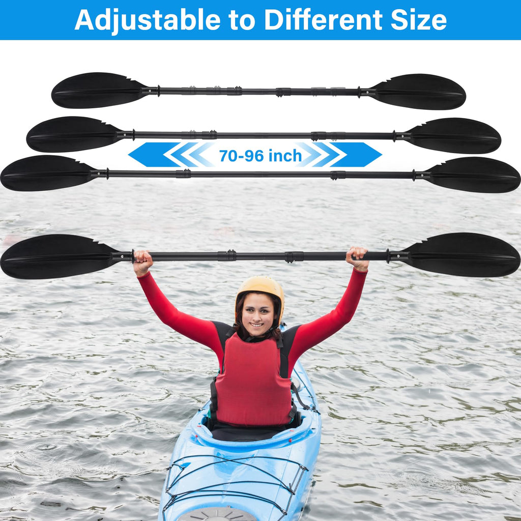 Adjustable Kayak Paddle with Paddle Leash A72031