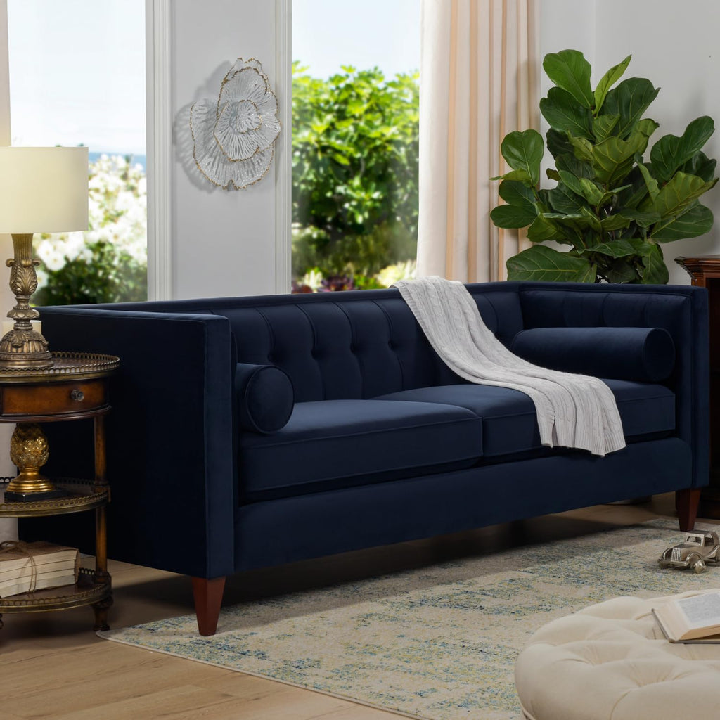 84" Tufted Velvet Sofa J68233