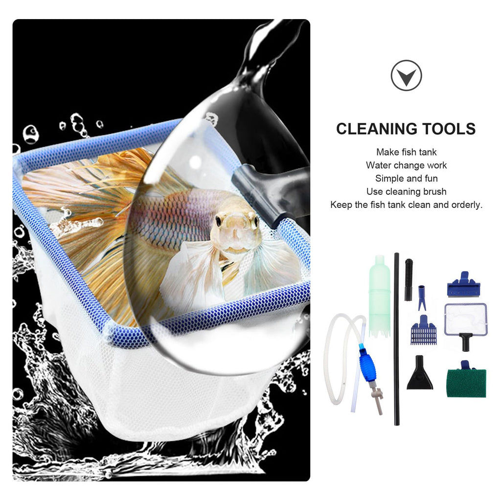 Fish Tank Cleaner Brush 5 in 1 Aquarium Maintenance Set T87464