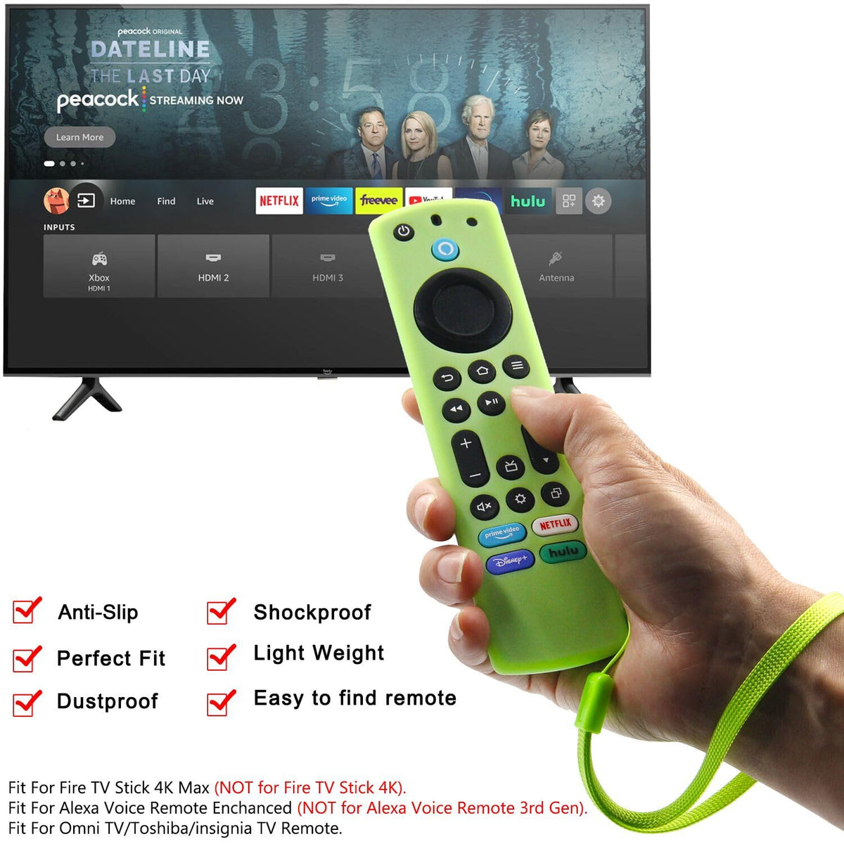 Silicone Remote Case 3pcs with Lanyard X857