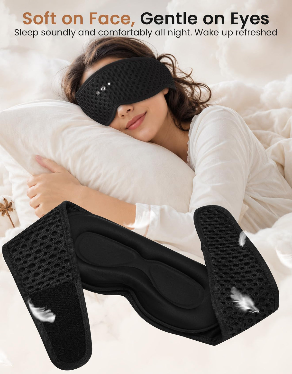 Bluetooth Sleep Mask with Adjustable Speakers M20301