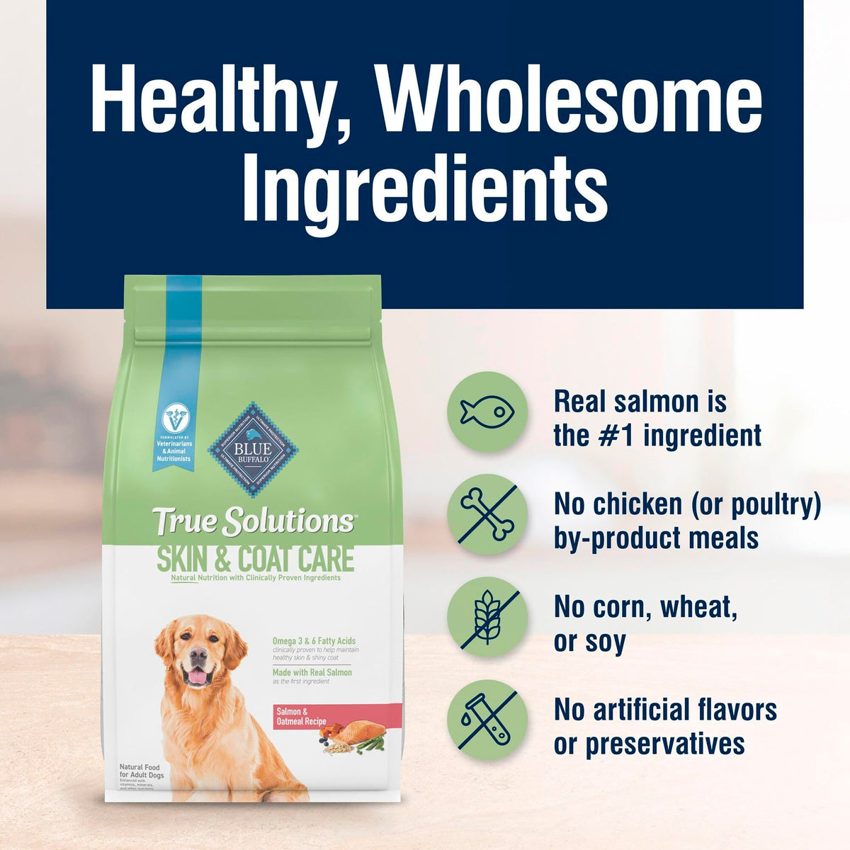 Salmon Dry Dog Food 4 lb Y325324