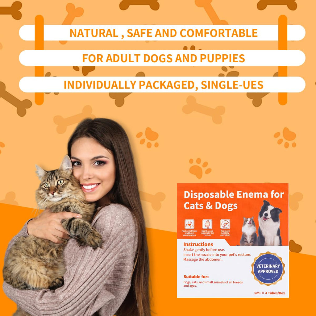Disposable Enema for Cats & Dogs 5 mL 4 Pack D49426
