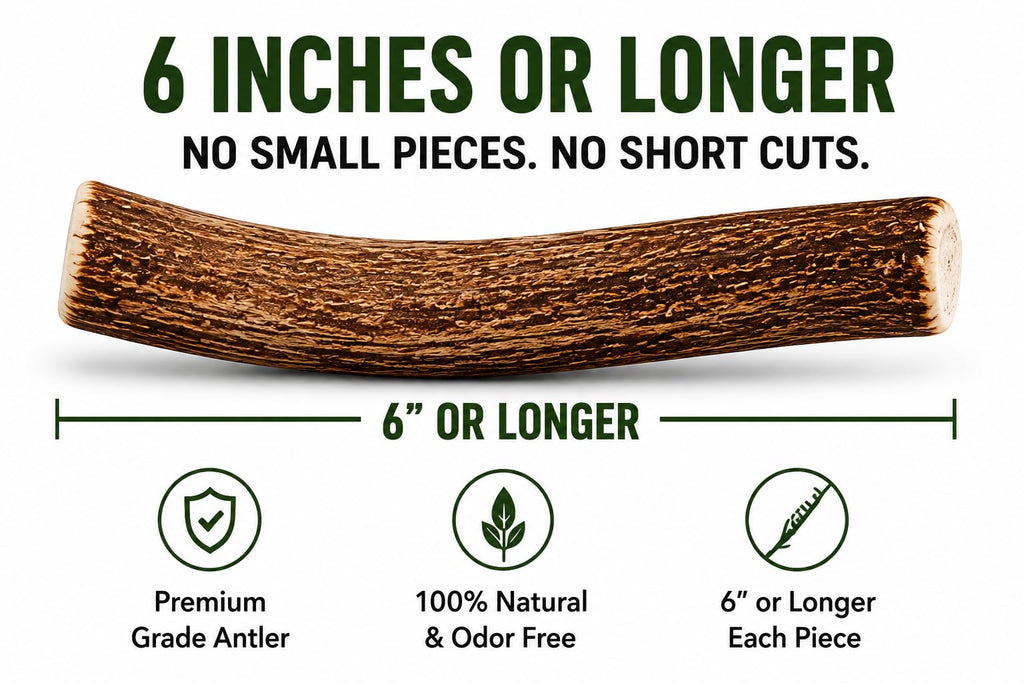 Deer Antler Dog Chews One Pound B863