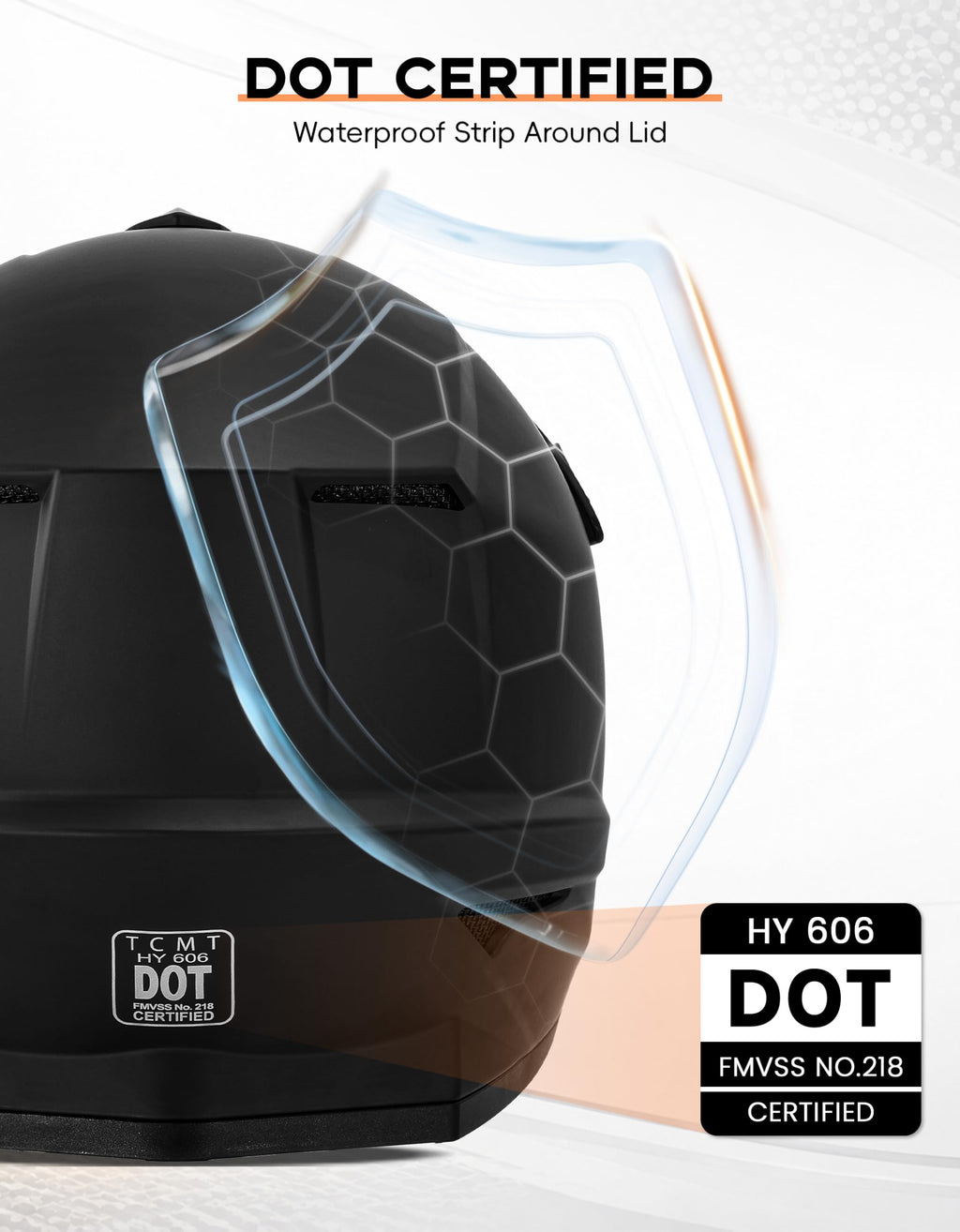 Black Youth Kids Full Face Motocross Helmet L48615