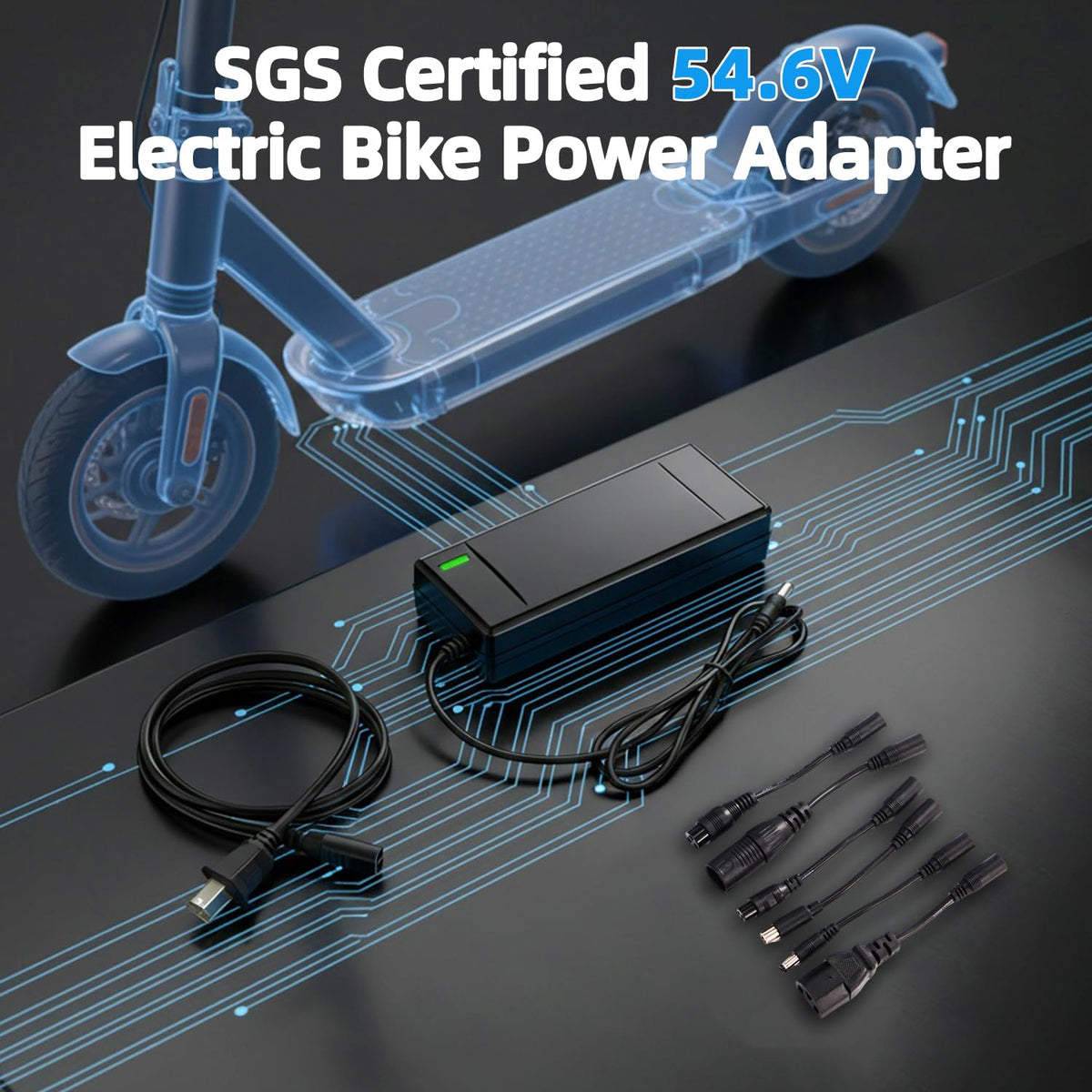 54.6V 2A Lithium Battery Charger J291