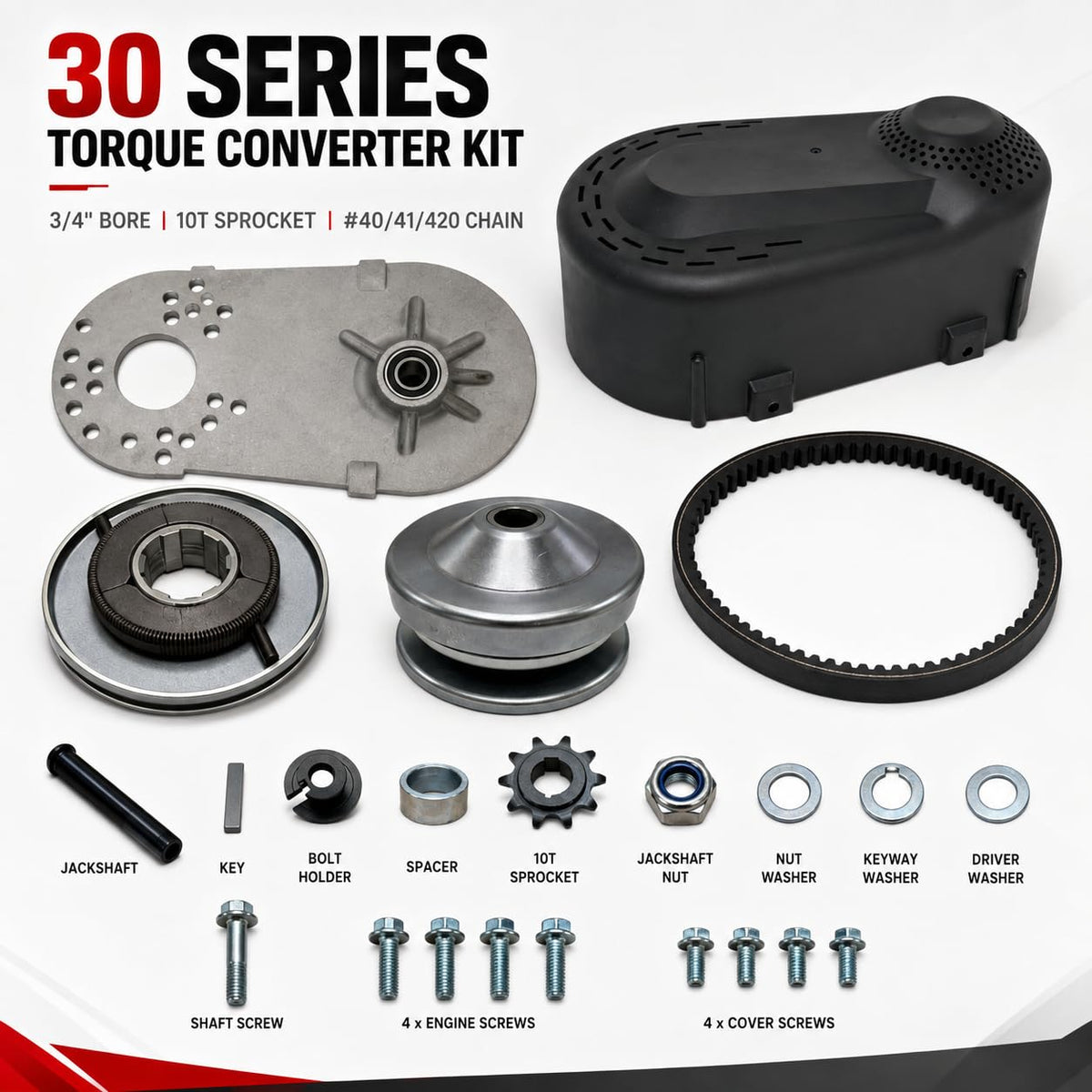 3/4” 10T #40/41/420 Chain Torque Converter Kit T83462