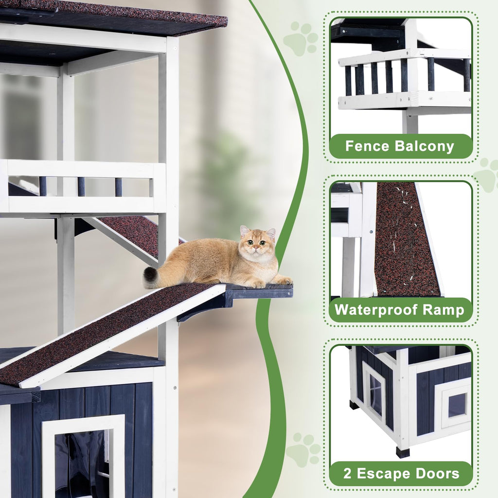 Weatherproof Outdoor Cat Tree O2929