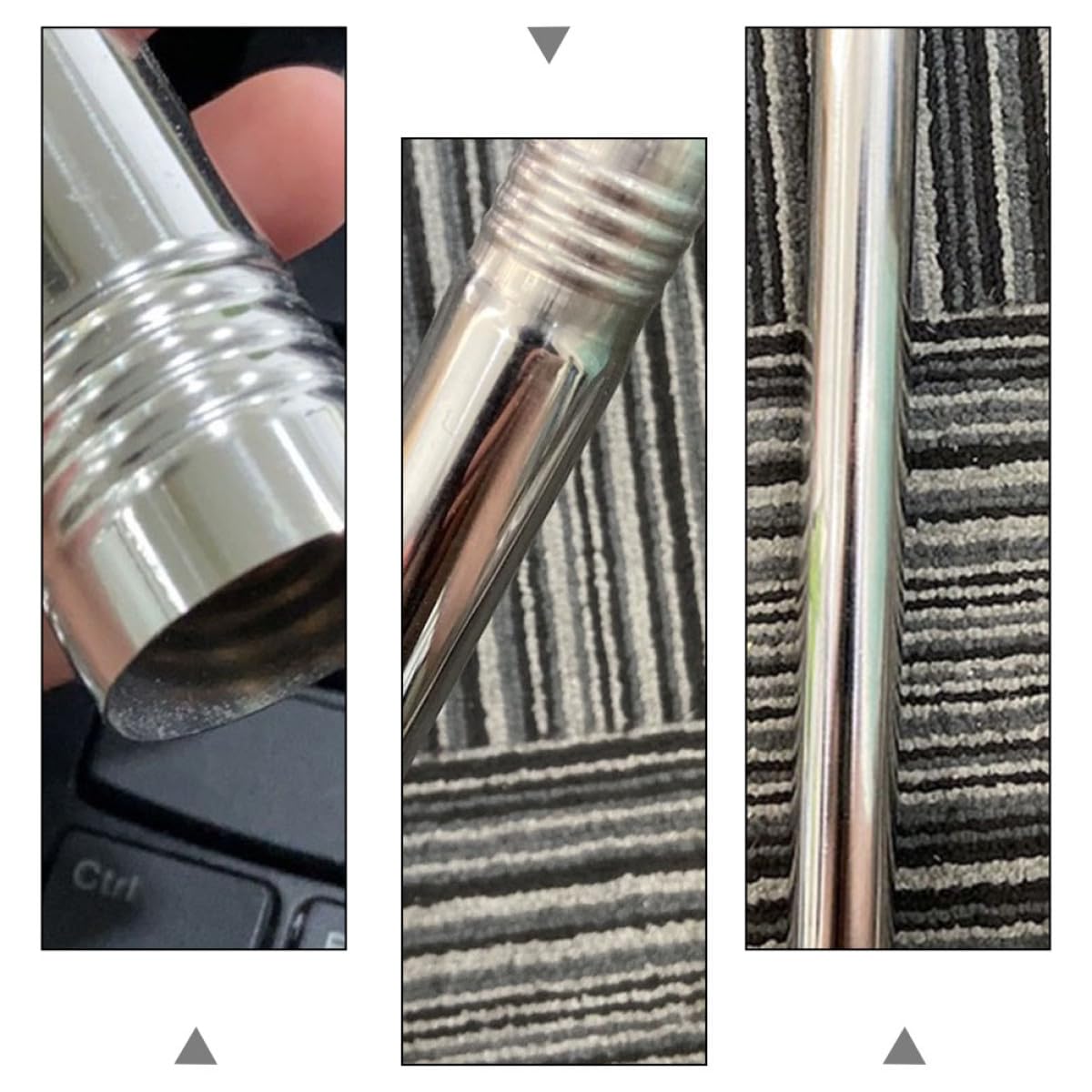 2pcs Stainless Steel Rustproof Outdoor Flag Pole E186