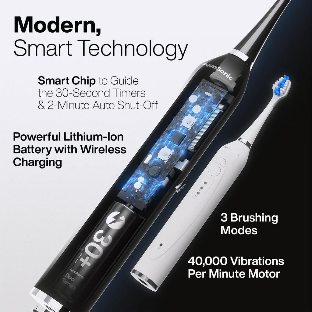 Electric Toothbrushes with 3 Modes and 10 Brush Heads P17590