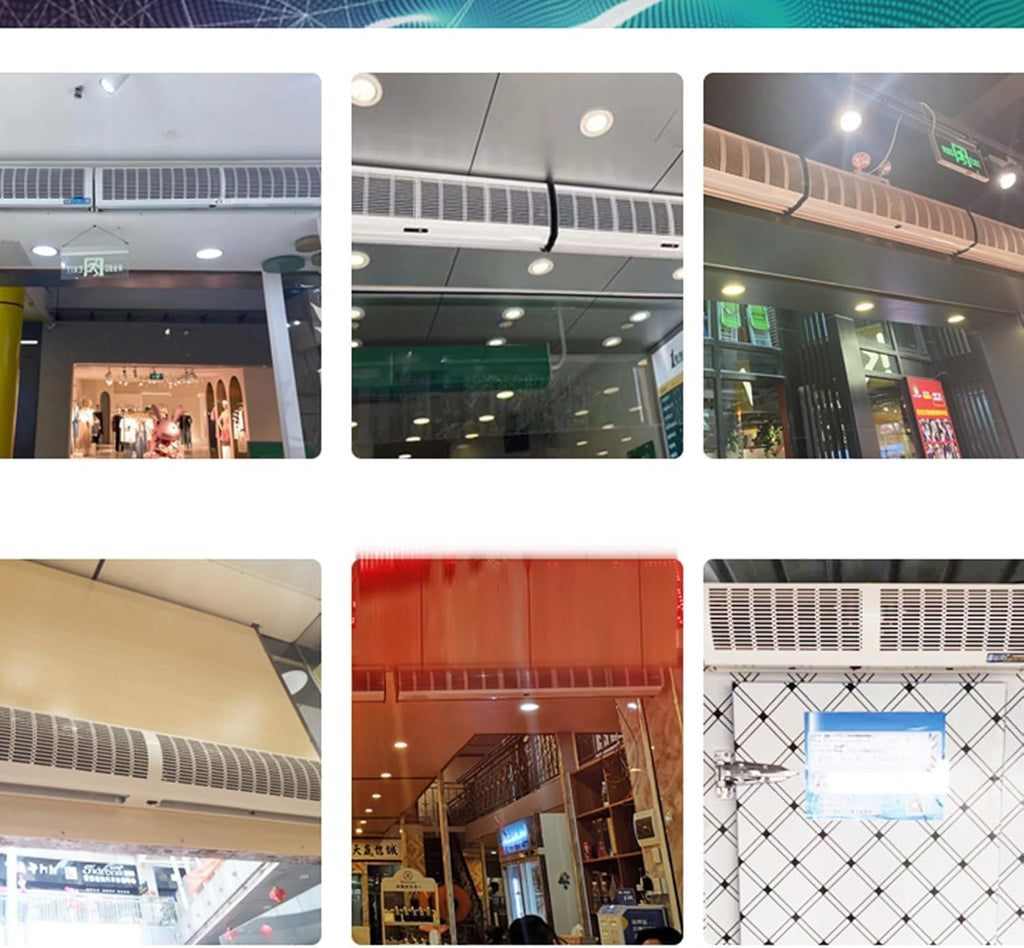Wall-mounted Air Curtain Fan with Remote Control B4324