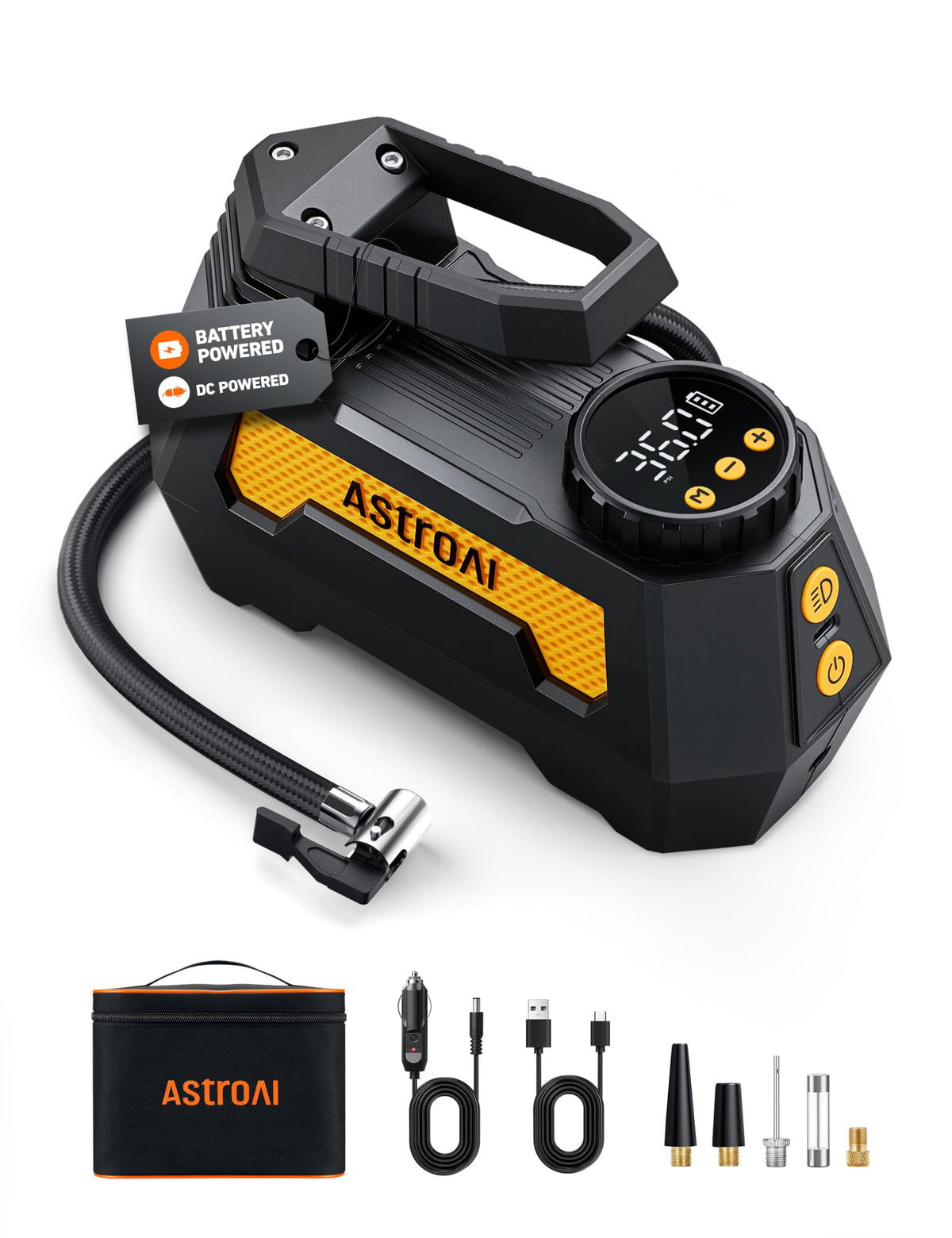 Cordless Portable Air Compressor W7004
