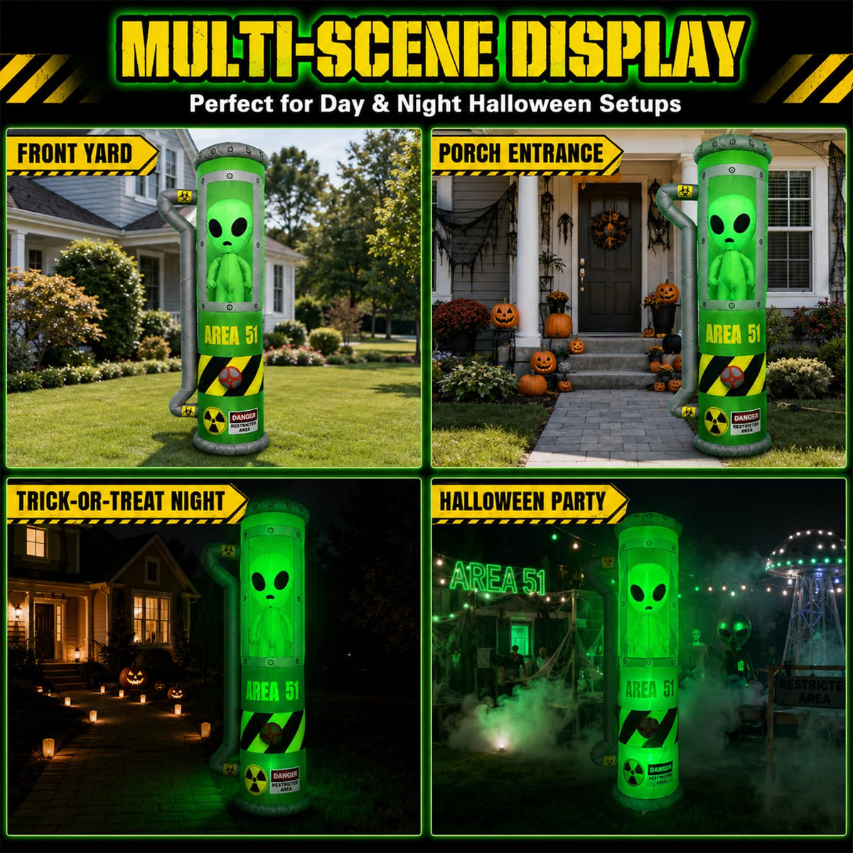 8FT Inflatable Outdoor Decoration with LEDs L76695