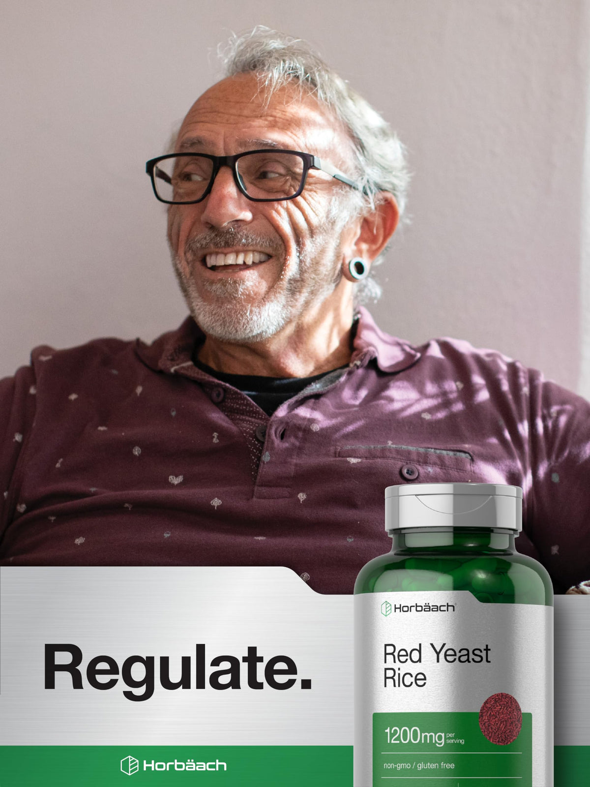 Red Yeast Rice 1200 mg 120 Capsules K66283