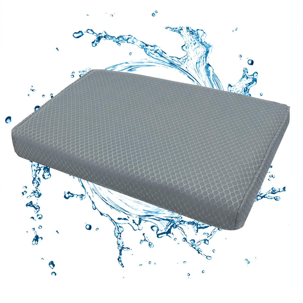 Shower Seat Cushion Non-Slip Washable Gray I940824