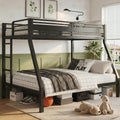 Black Twin Over Full Size Bunk Beds G61287