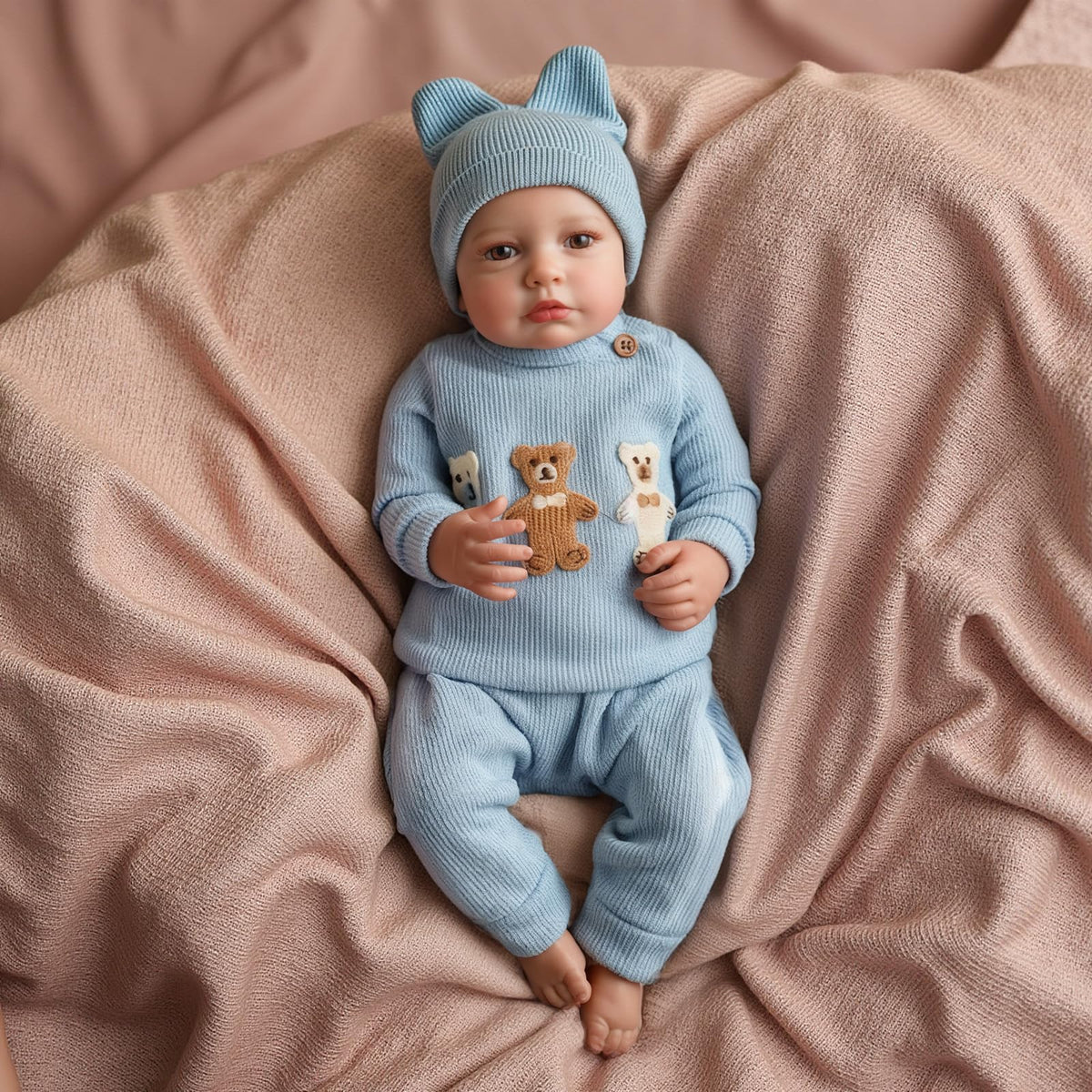 20 Inch Lifelike Reborn Baby Dolls Twins N6722