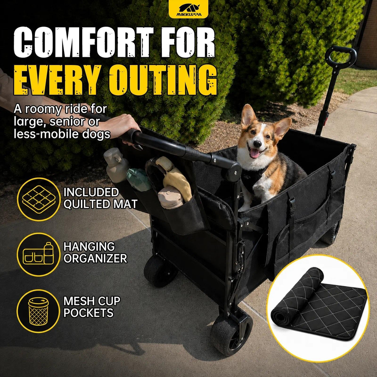 Folding Dog Wagon with Ramp O130