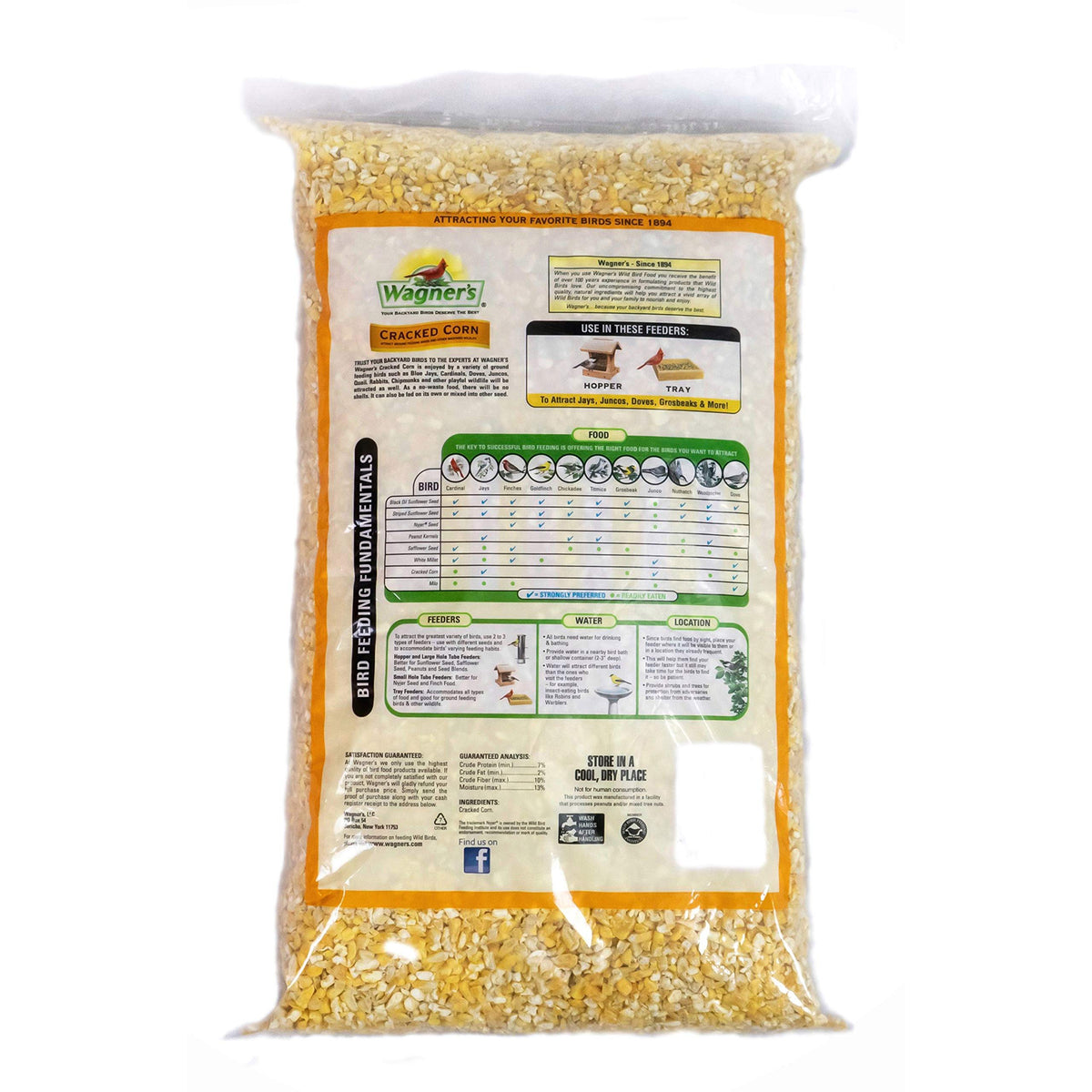 20-Pound Wild Bird Food and 10-Pound Cracked Corn M74067