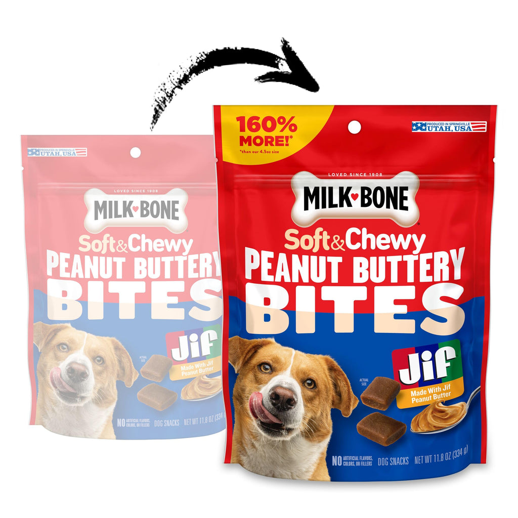 Soft & Chewy Peanut Buttery Dog Treats 11.8 Oz T777