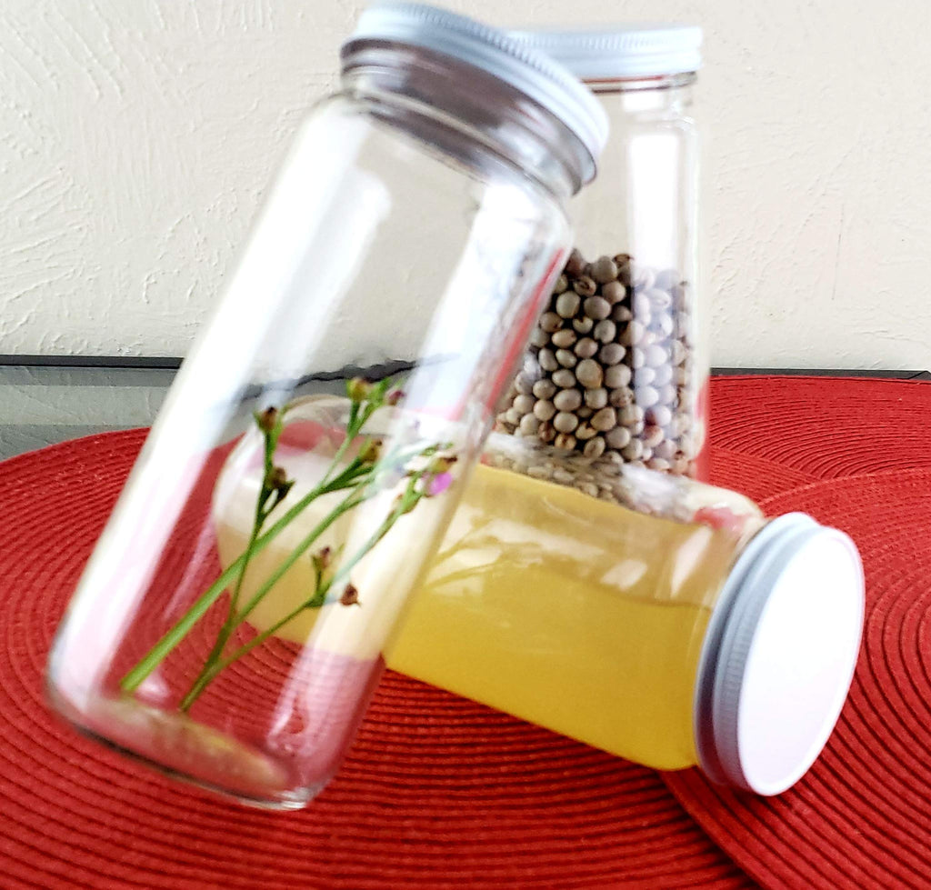 Wide Mouth Glass Bottle Jar 16 oz P787243
